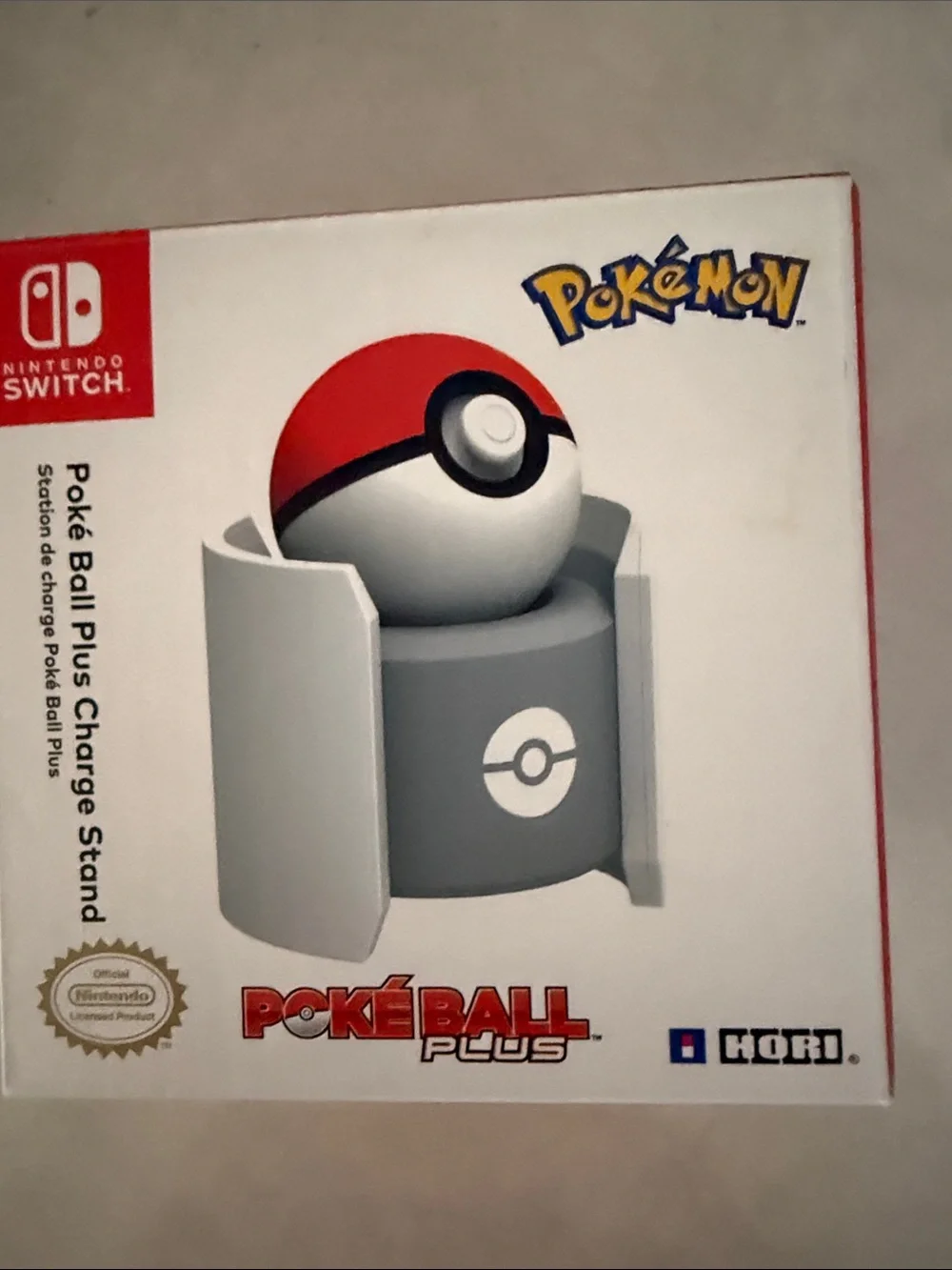 Nintendo Switch Poké Ball Plus Charging Stand - Gray/White